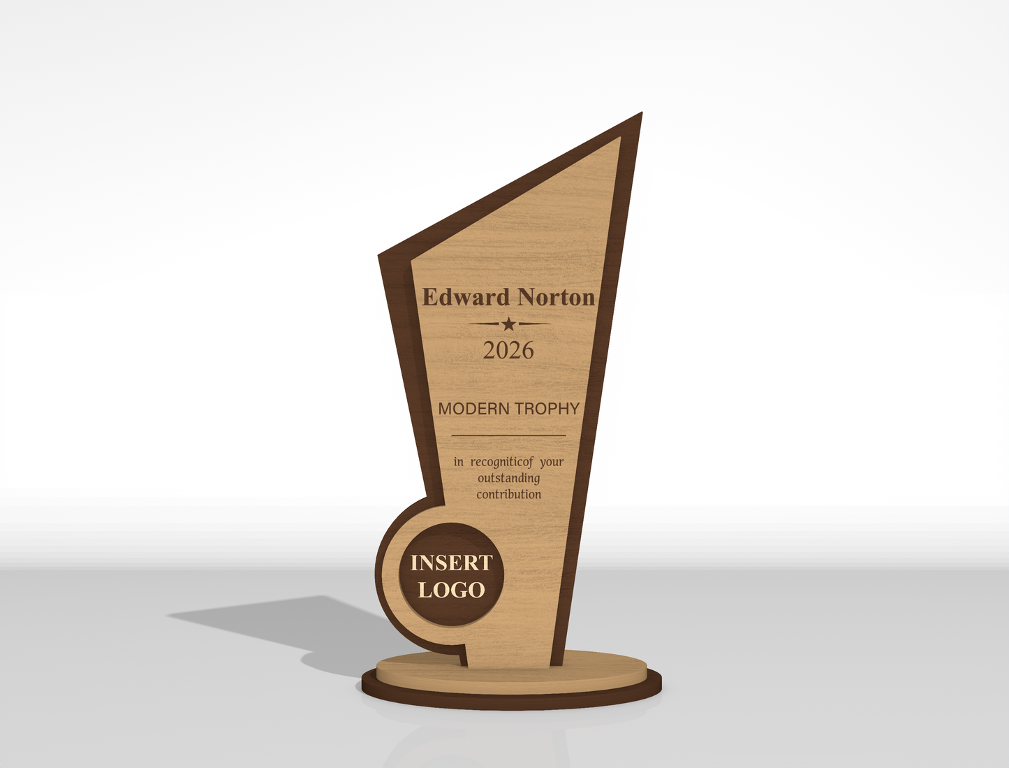 Wooden Award Trophy SVG Bundle 18 Designs for Glowforge xTool LightBurn