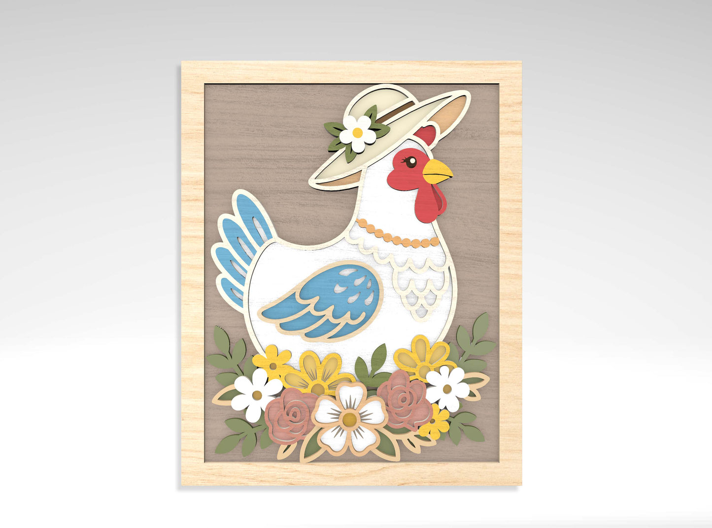 Farm Animal Wall Art SVG Bundle for Glowforge and LightBurn