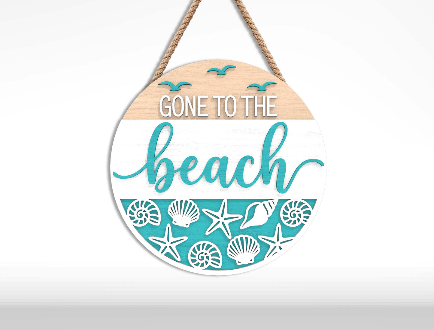 Hello Summer Sign Bundle SVG Laser Cut File for Glowforge and LightBurn