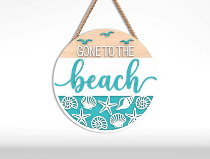 Hello Summer Sign Bundle SVG Laser Cut File for Glowforge and LightBurn