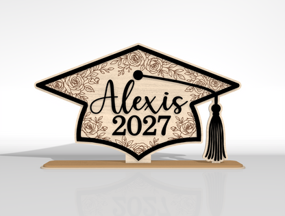 Graduation Congrats Sign SVG Laser Cut File for Glowforge and LightBurn