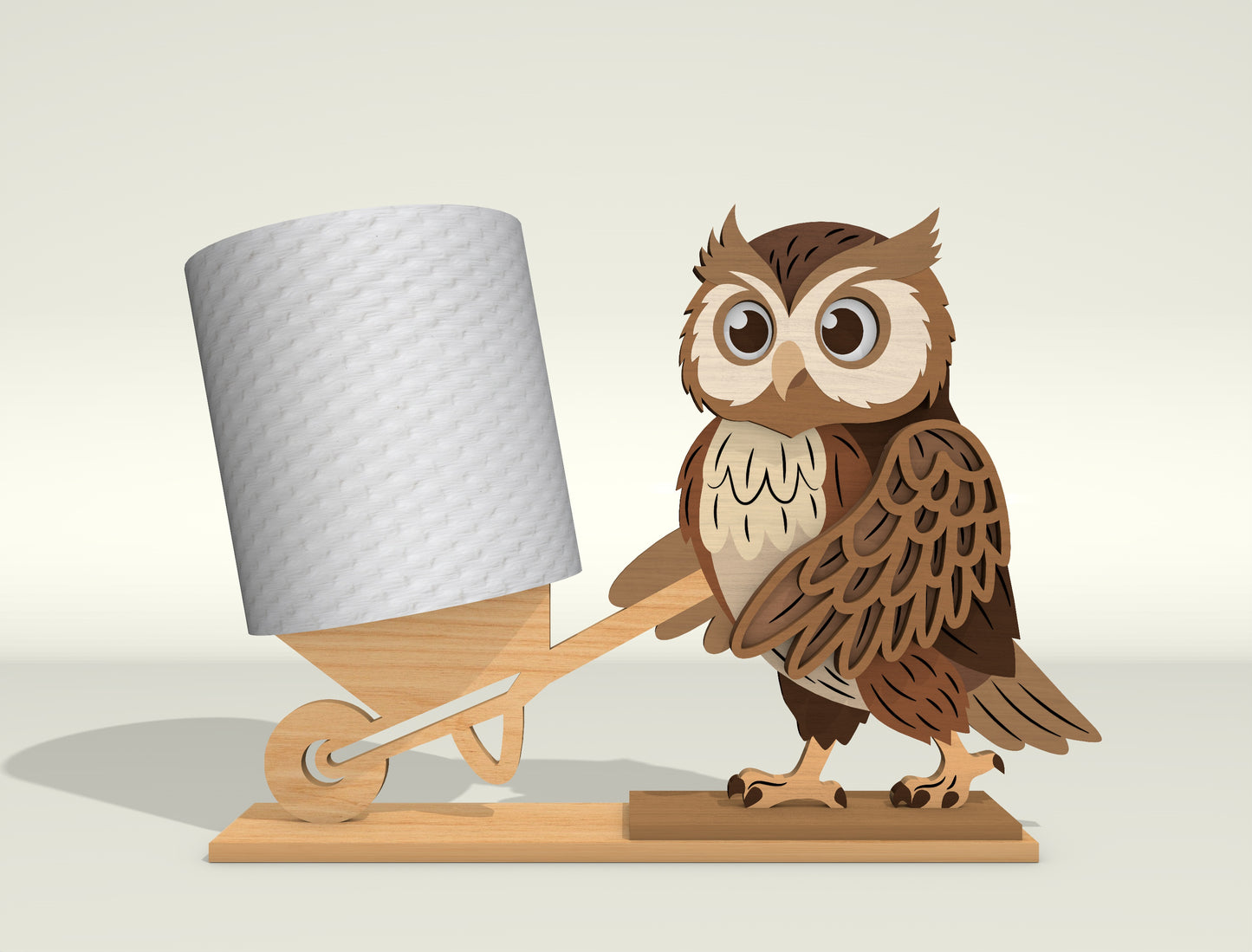 Animal Toilet Holder SVG Bundle for Glowforge, xTool, or LightBurn