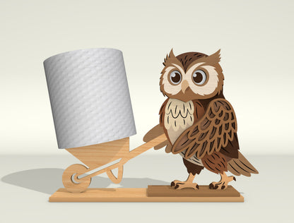 Animal Toilet Holder SVG Bundle for Glowforge, xTool, or LightBurn