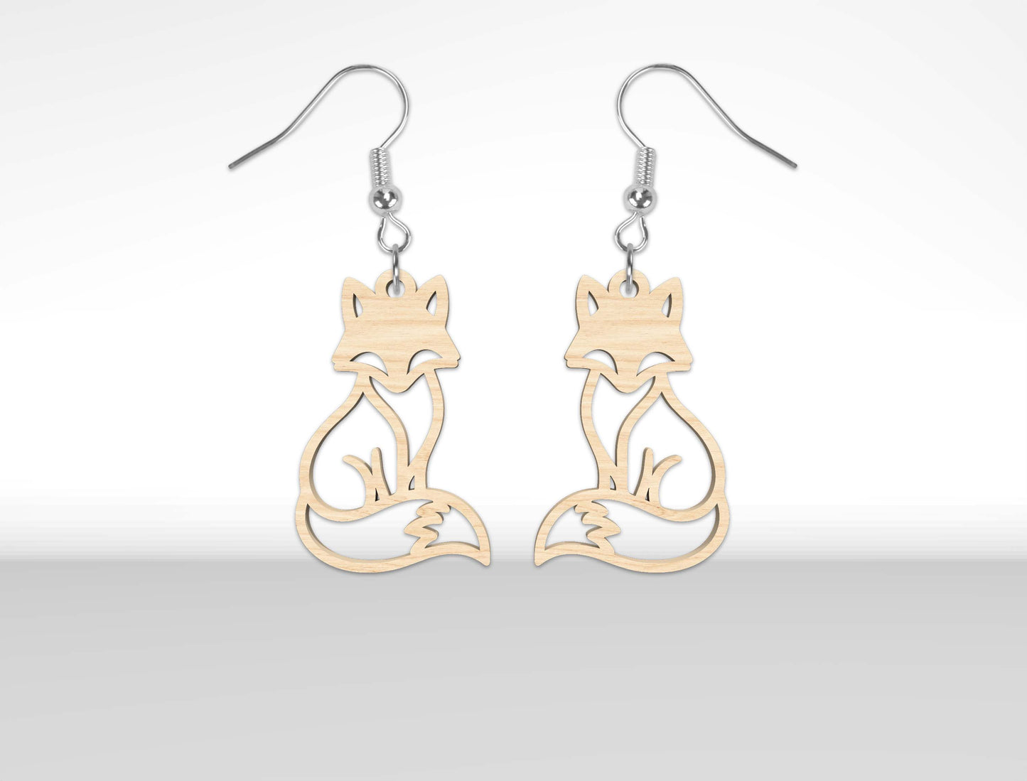 Wooden Animal Earrings SVG Bundle for xTool and Glowforge
