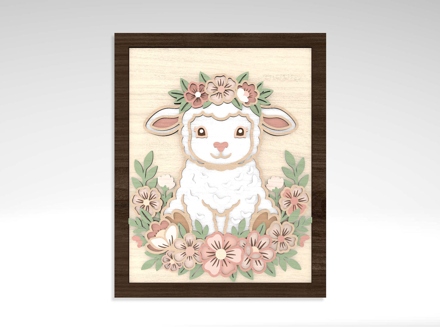 Farm Animal Wall Art SVG Bundle for Glowforge and LightBurn