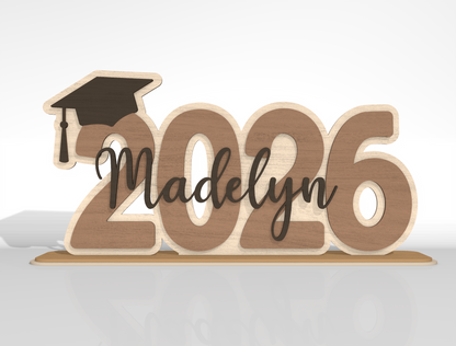 Graduation Congrats Sign SVG Laser Cut File for Glowforge and LightBurn