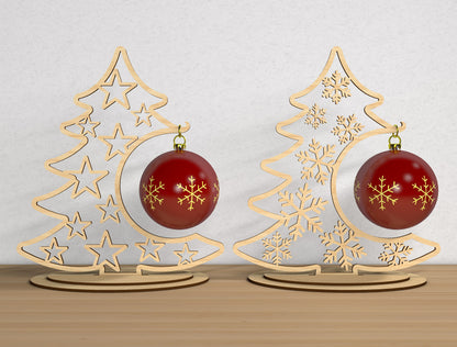 Christmas Ornament Display Stand SVG Bundle 22 Laser Cut Designs
