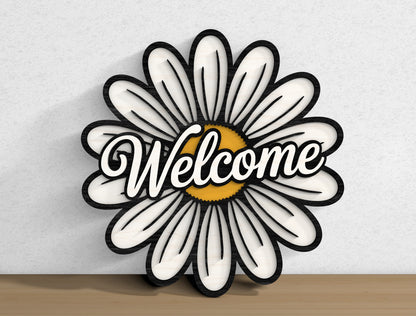 Butterfly Welcome Door Hanger SVG Bundle with 10 Tropical Designs for Glowforge