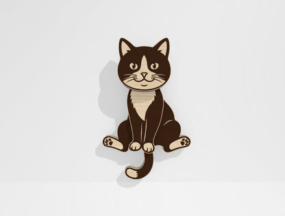 Moving Cat Magnet SVG Bundle for Glowforge and xTool