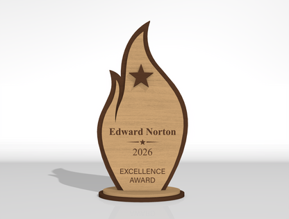 Wooden Award Trophy SVG Bundle 18 Designs for Glowforge xTool LightBurn