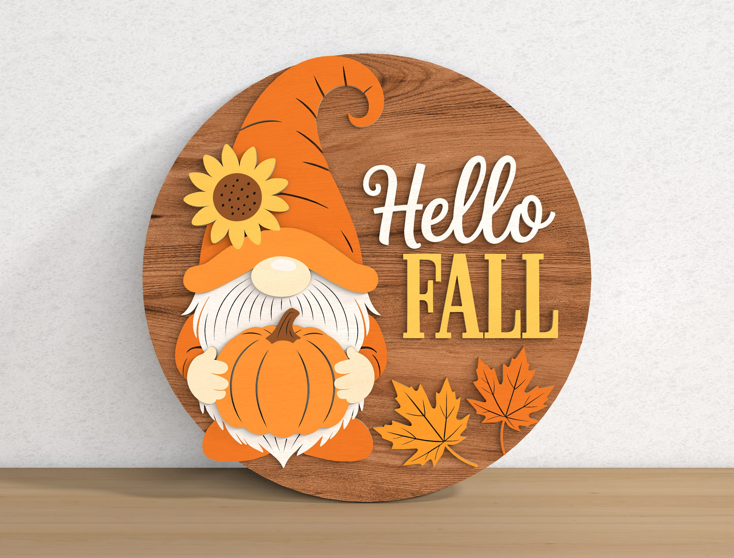 Fall Door Hanger SVG Bundle for Glowforge xTool LightBurn 9 Designs
