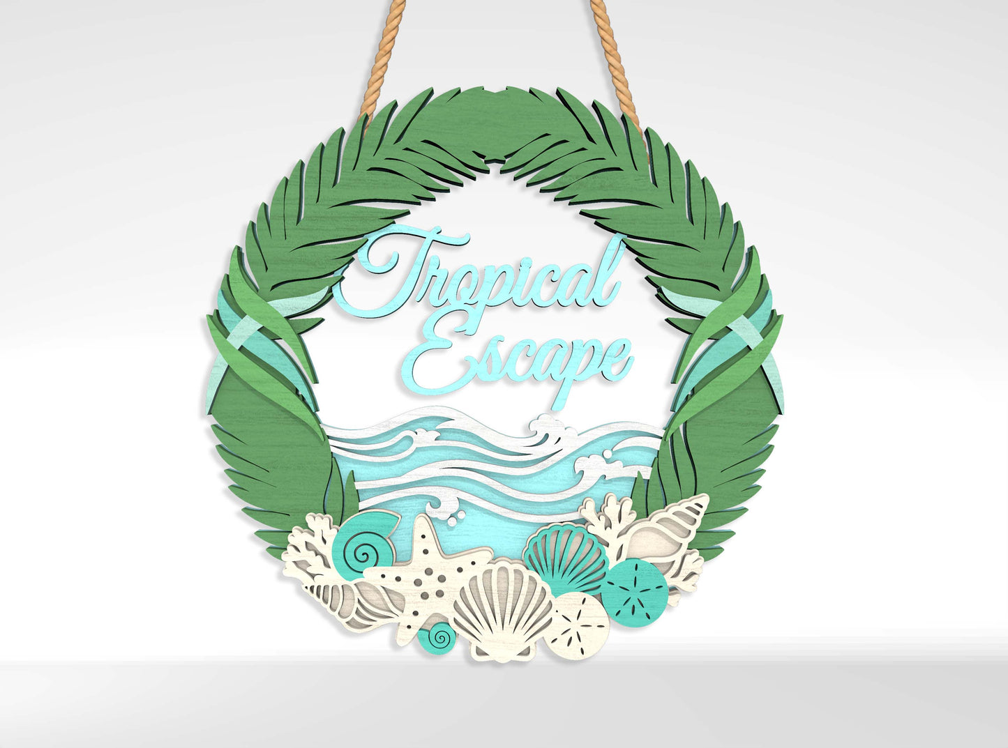 Beach Welcome Sign SVG Bundle with 10 Designs for xTool and Glowforge