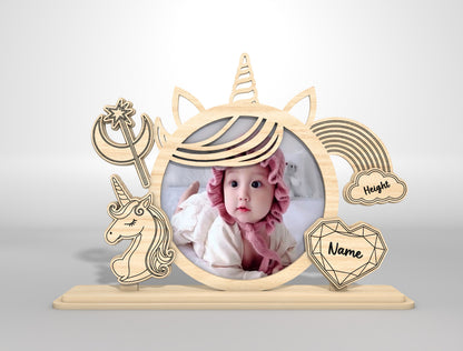 Personalized Family Photo Frame SVG Bundle for Glowforge and xTool