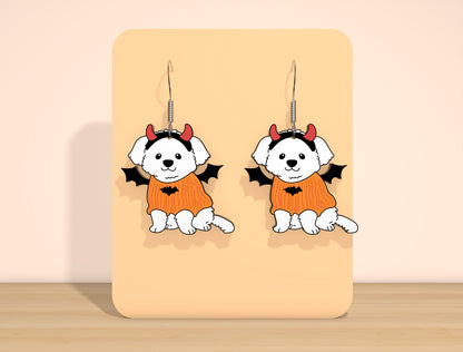 Halloween Dog Earrings SVG Bundle for Glowforge xTool LightBurn 10 Designs
