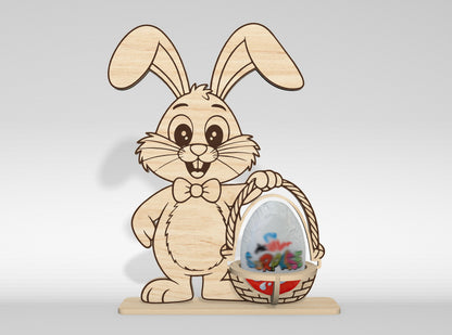 11 Easter Kinder Egg Holder Bundle SVG Laser Cut for LightBurn and Glowforge