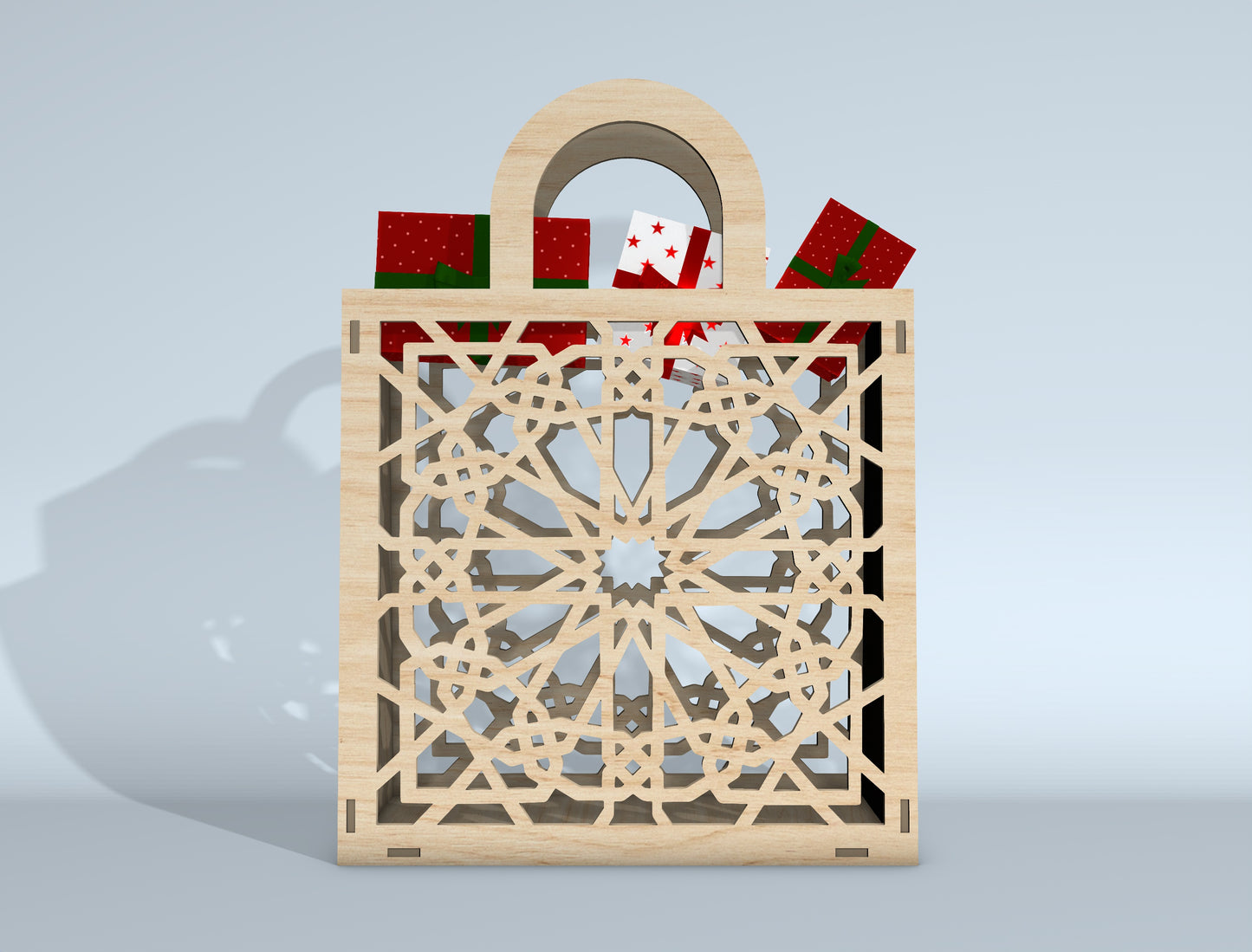 Gift Bag SVG Bundle for Glowforge xTool Laser Cut Gift Box File