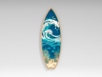 Summer Ocean SVG Bundle – 20 Multilayer Laser Cut Files for Glowforge, xTool & LightBurn