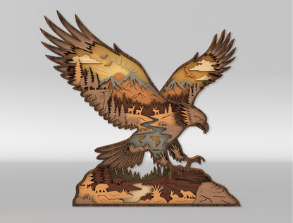 Multilayer Wildlife Animal SVG Bundle for Glowforge xTool LightBurn 10 Designs