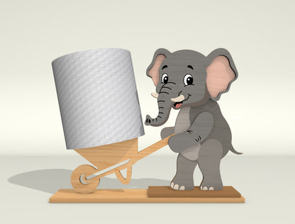 Animal Toilet Holder SVG Bundle for Glowforge, xTool, or LightBurn