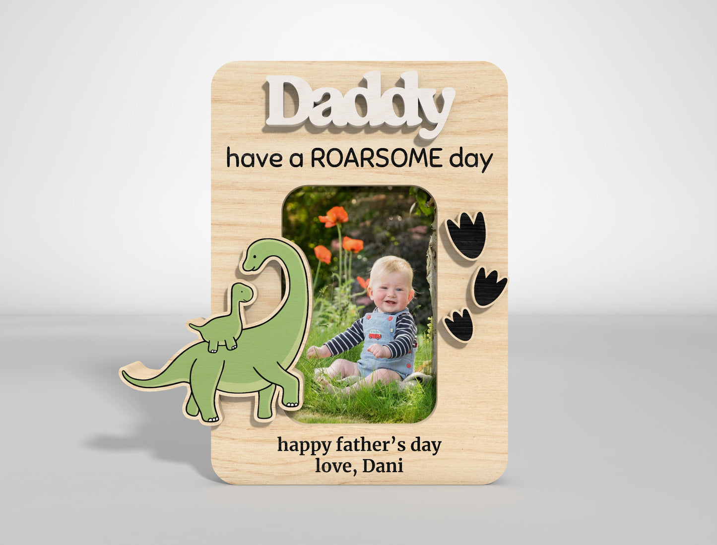 Dad Fridge Photo Magnet SVG Bundle Laser Cut File for xTool and LightBurn