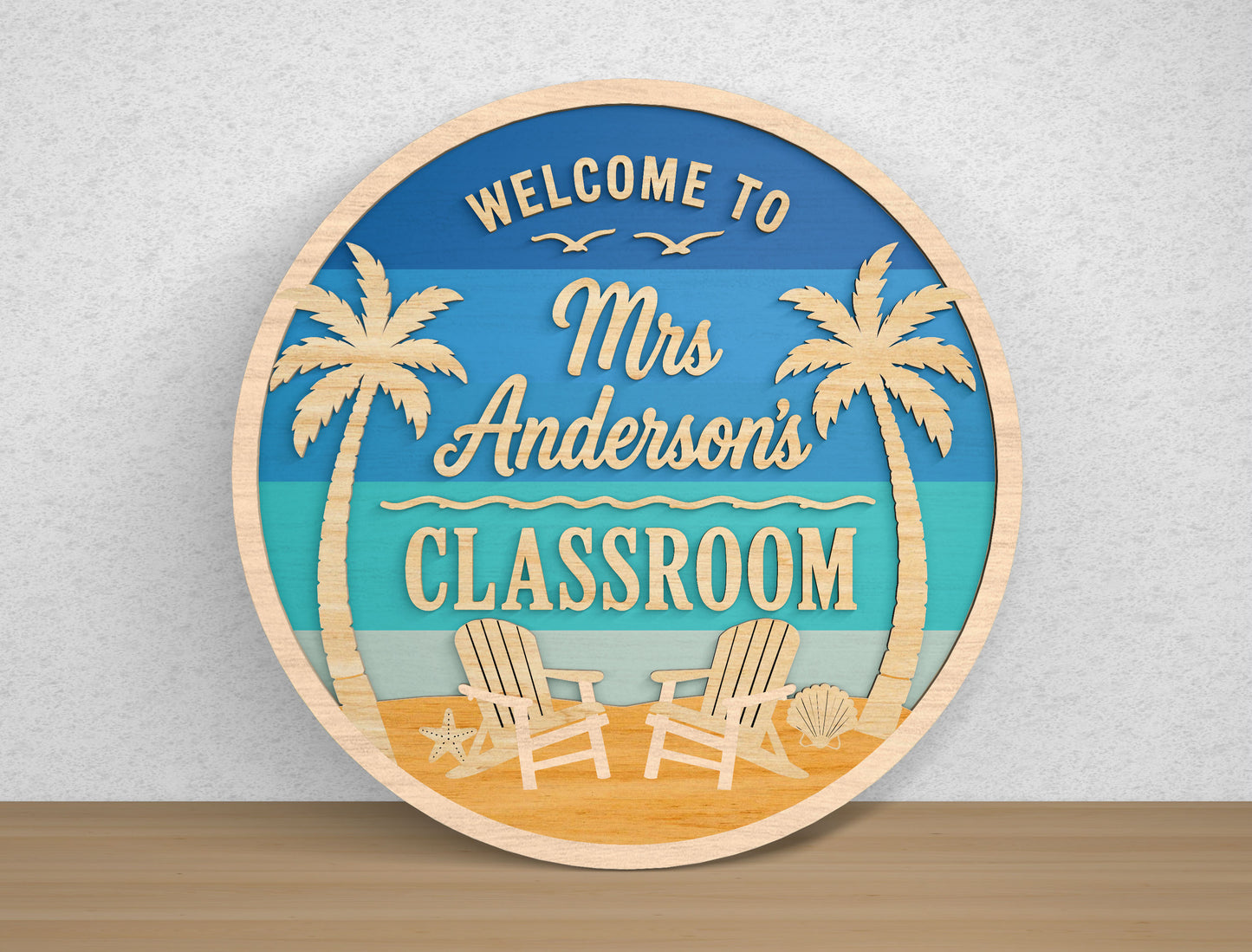 Teacher Door Hanger SVG Bundle for Glowforge xTool LightBurn