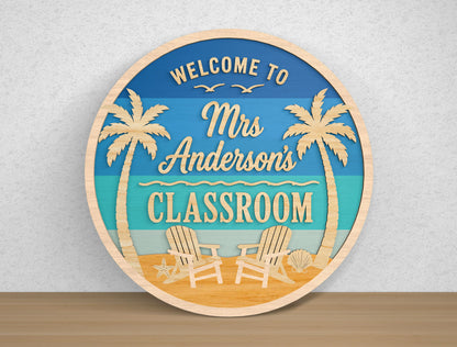 Teacher Door Hanger SVG Bundle for Glowforge xTool LightBurn