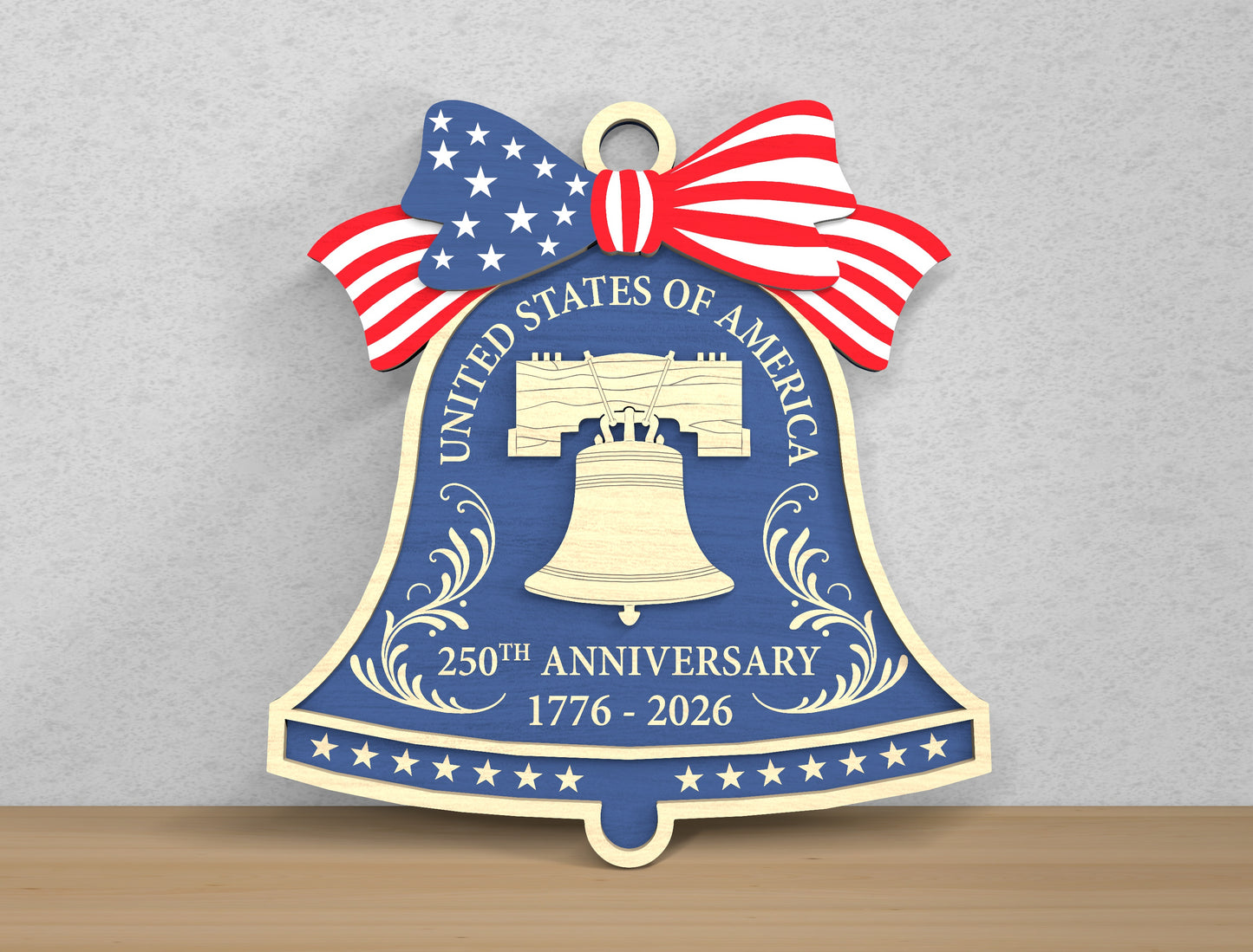 America 250 Door Hanger SVG Bundle for Glowforge and xTool