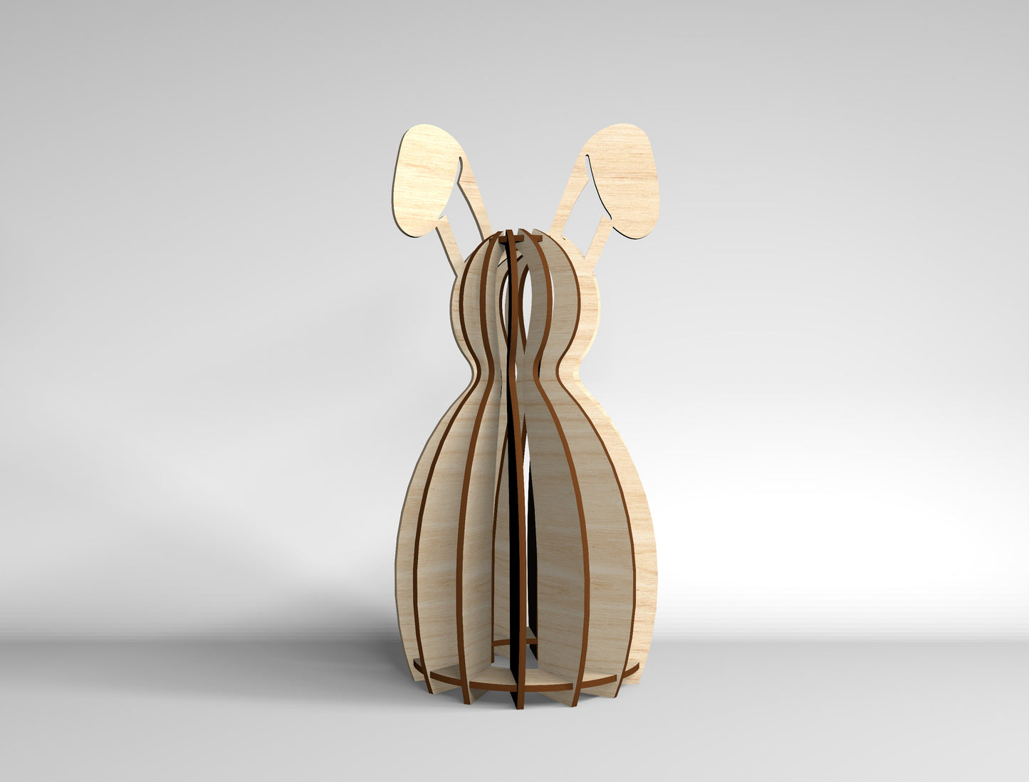 Easter Bunny Candle Holder SVG Bundle Bunny Lantern for xTool and LightBurn