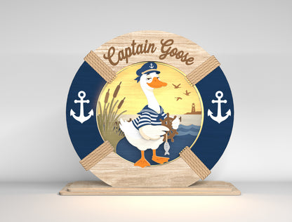 Nautical Animal Lamp SVG Bundle Laser Cut Decorative Light Files