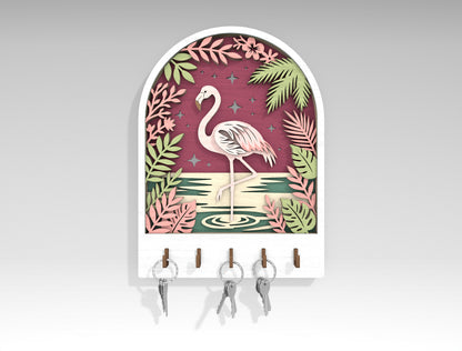 Coastal Key Holder SVG Bundle Laser Cut File for Glowforge Users