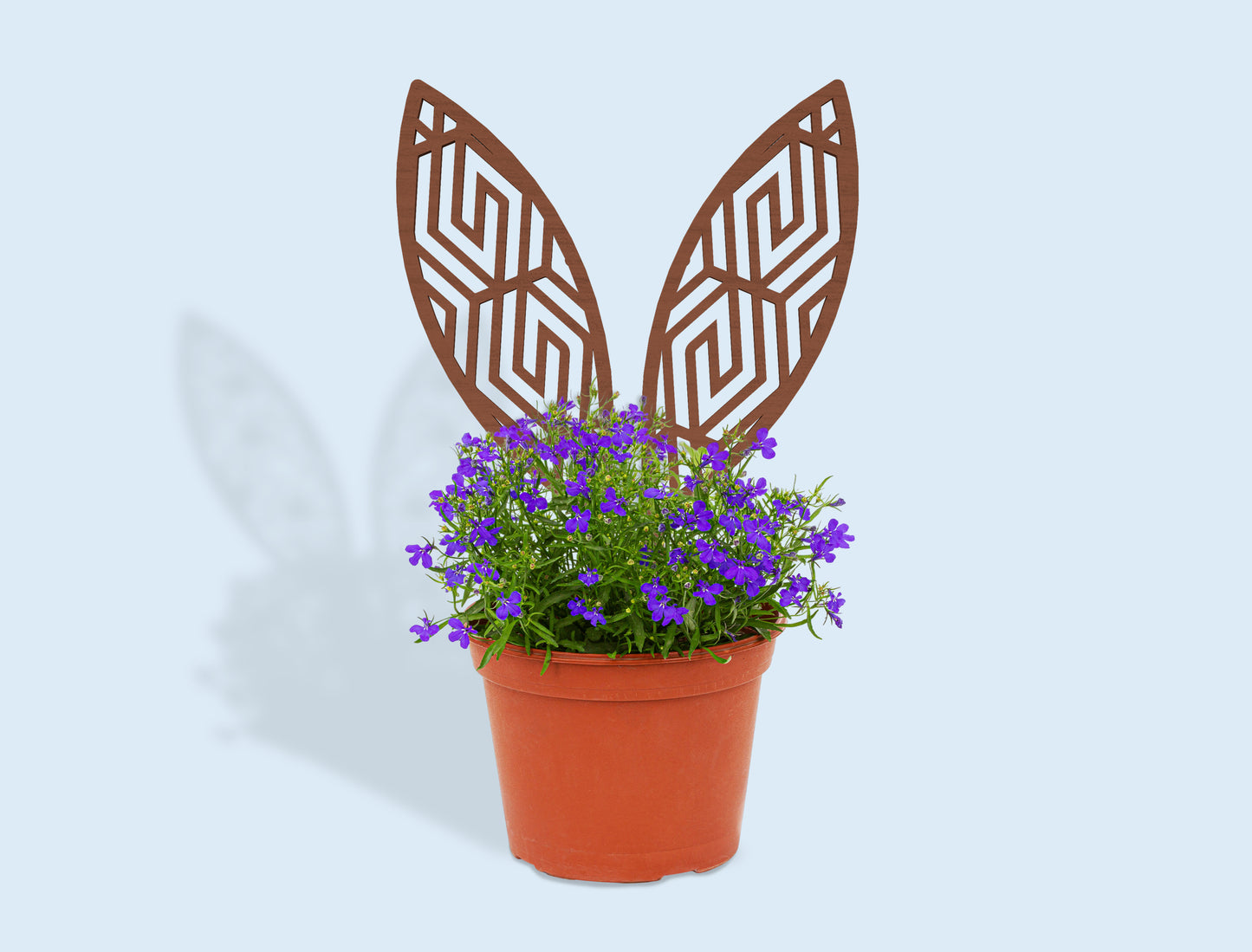 Bunny Ear Plant Stakes SVG Bundle Easter Garden for Glowforge and xTool