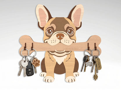 Dog Breed Key Holder SVG Bundle for Glowforge and LightBurn
