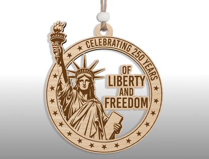 USA 250th Anniversary Ornament SVG Bundle for Glowforge