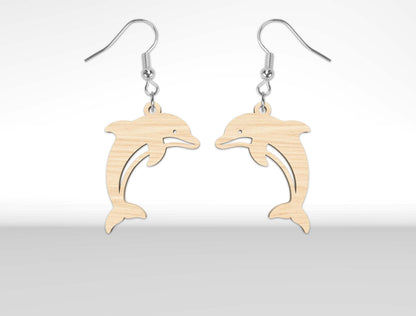 Wooden Animal Earrings SVG Bundle for xTool and Glowforge