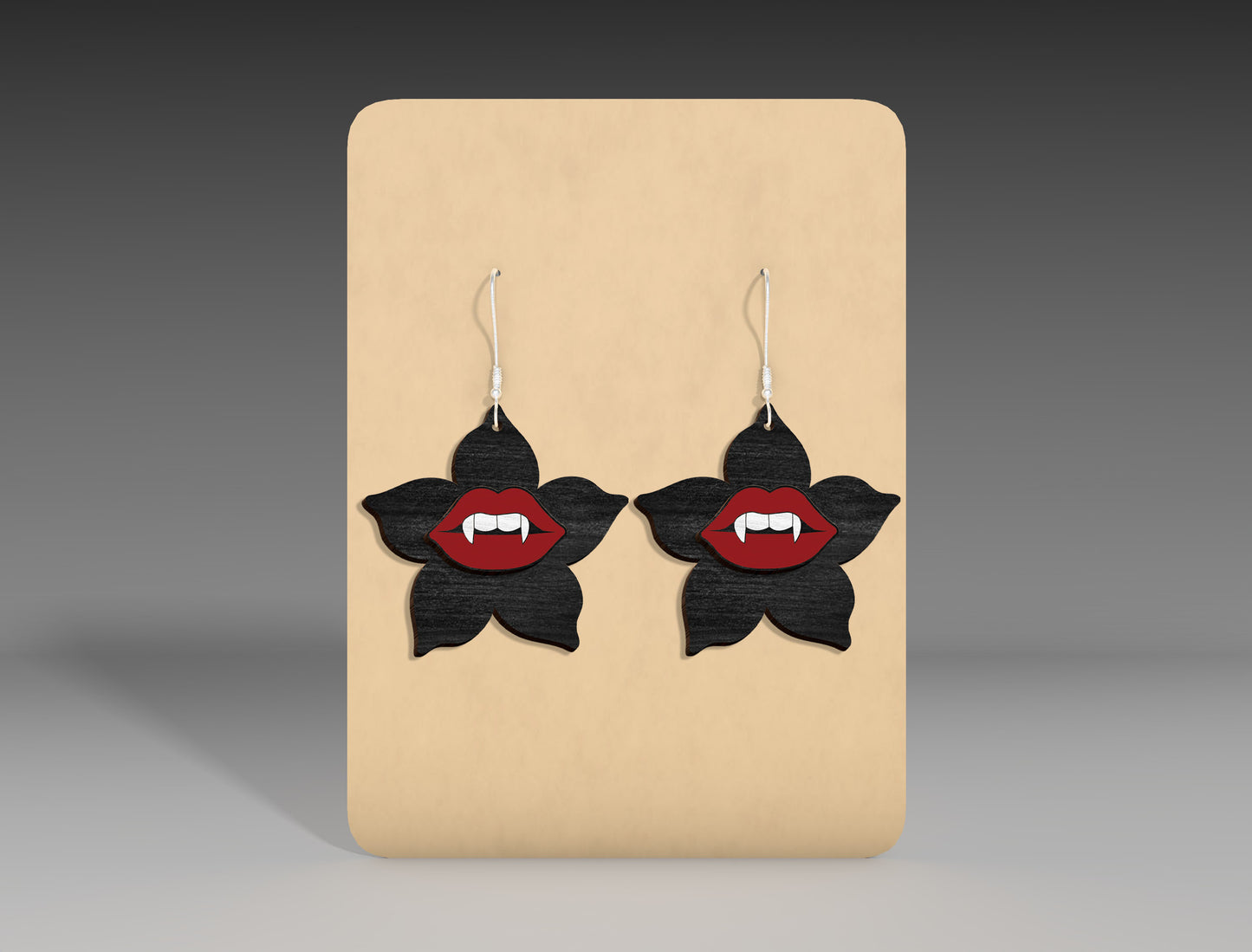 Halloween Stud Earrings SVG Bundle 9 Designs for LightBurn Glowforge xTool