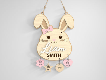 Safari Nursery Name Sign SVG File for Glowforge and xTool