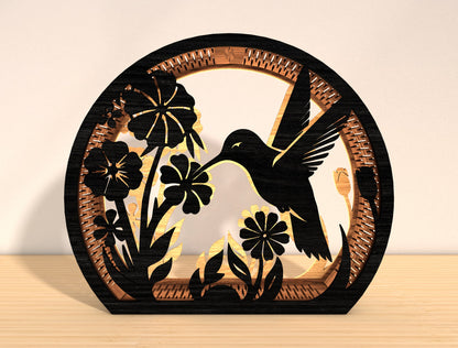 Wildlife Lantern SVG Bundle Laser Cut File for LightBurn and Glowforge