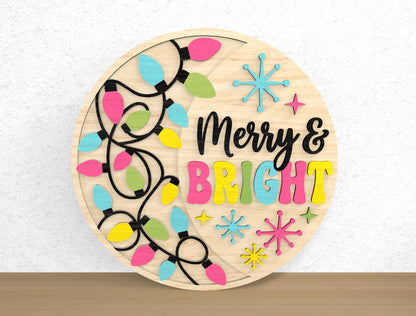 Christmas Rustic Door Hanger SVG Bundle Designs 11