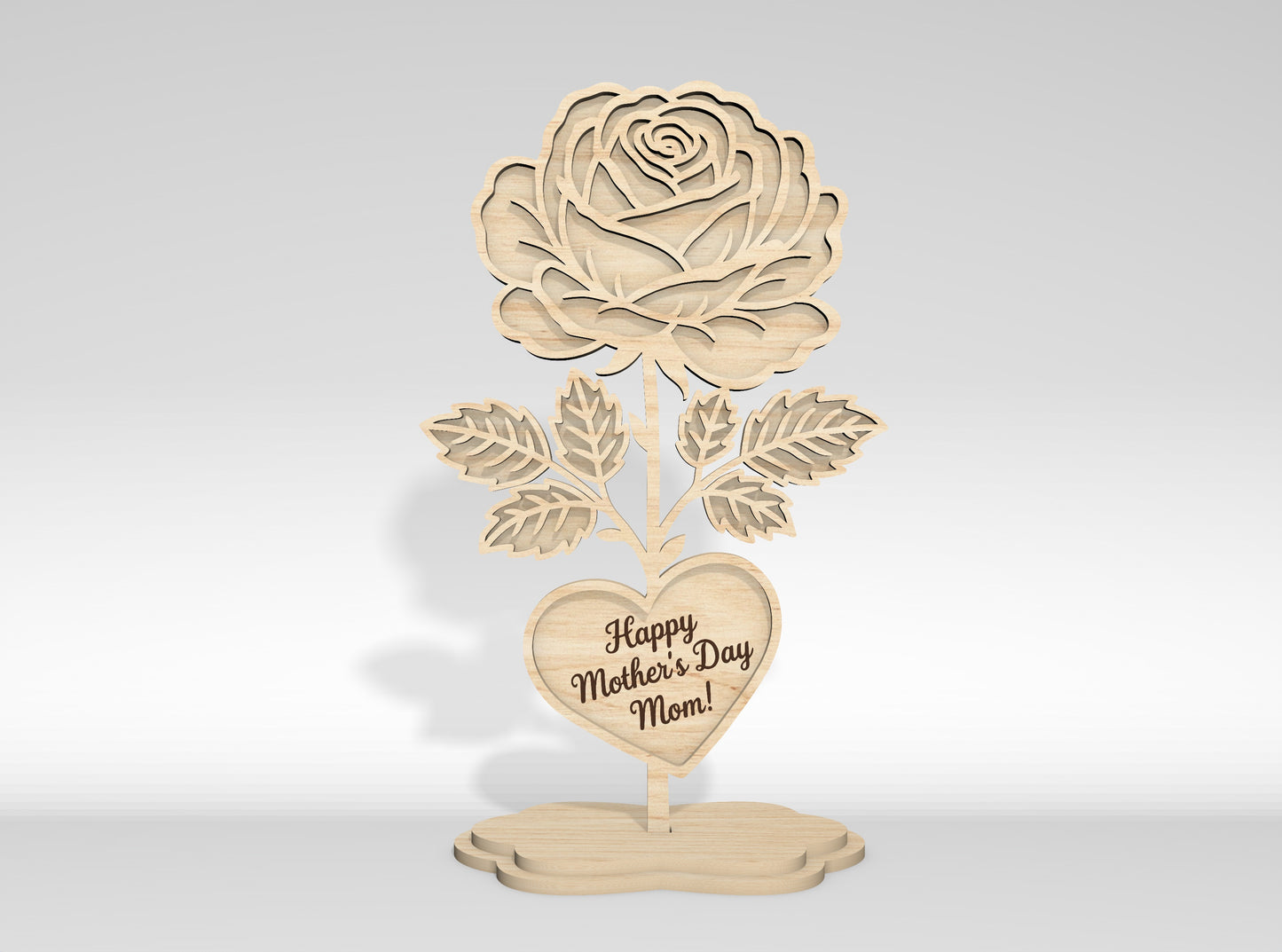 Mother's Day Flower Stand SVG Bundle 10 Designs for Glowforge and xTool