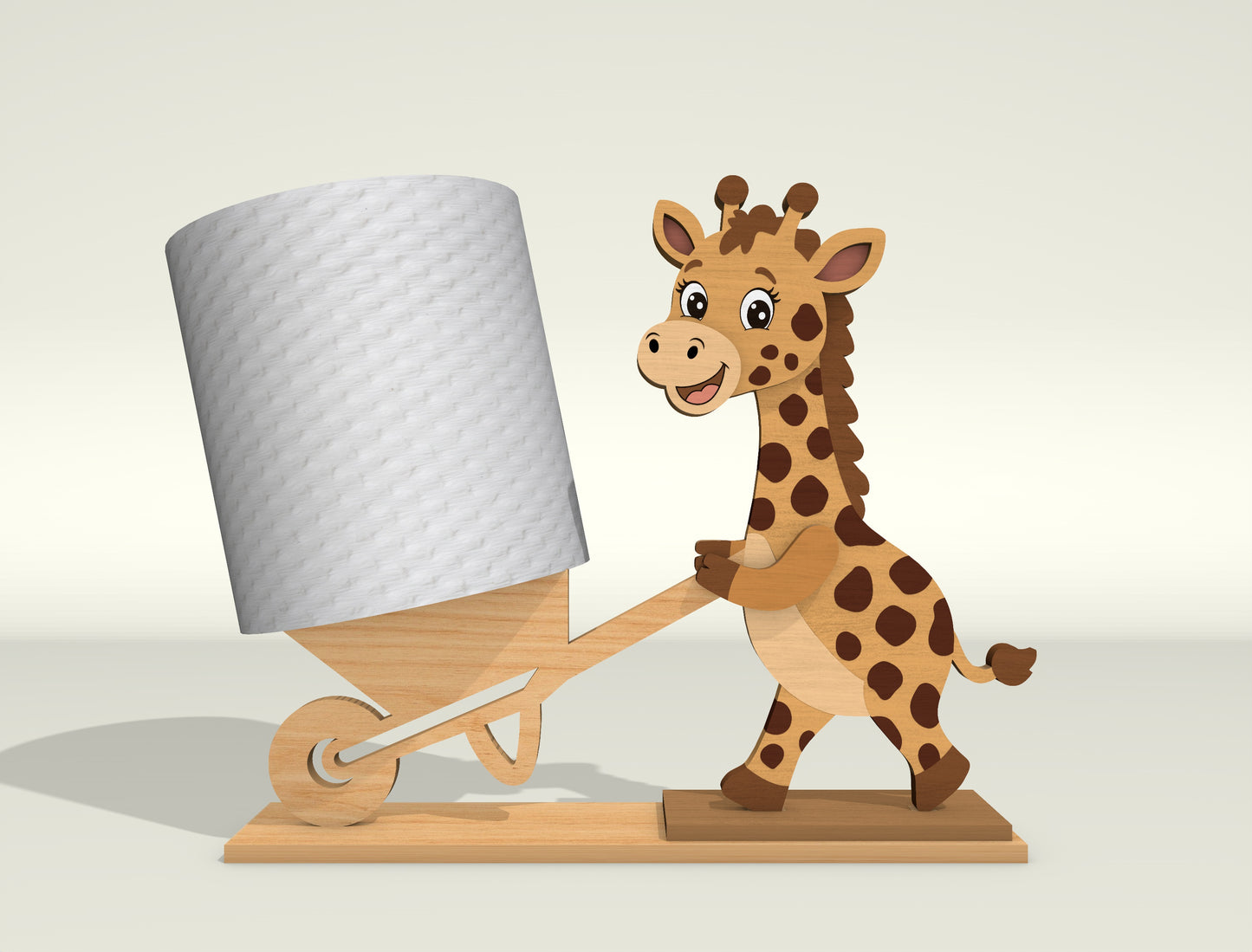 Animal Toilet Holder SVG Bundle for Glowforge, xTool, or LightBurn