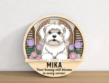 Dog Memorial Sign SVG Bundle for Glowforge, xTool, or LightBurn