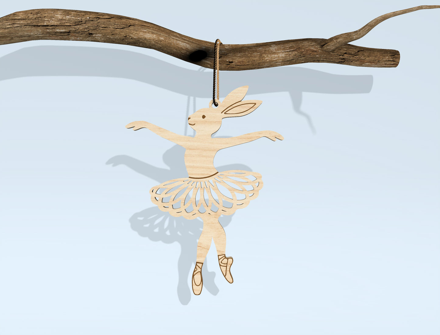 Ballerina Bunny SVG Bundle Dancing Rabbit Easter for LightBurn and xTool