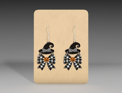 Halloween Ghost Bow Earrings SVG Bundle 11 Designs for xTool Glowforge LightBurn