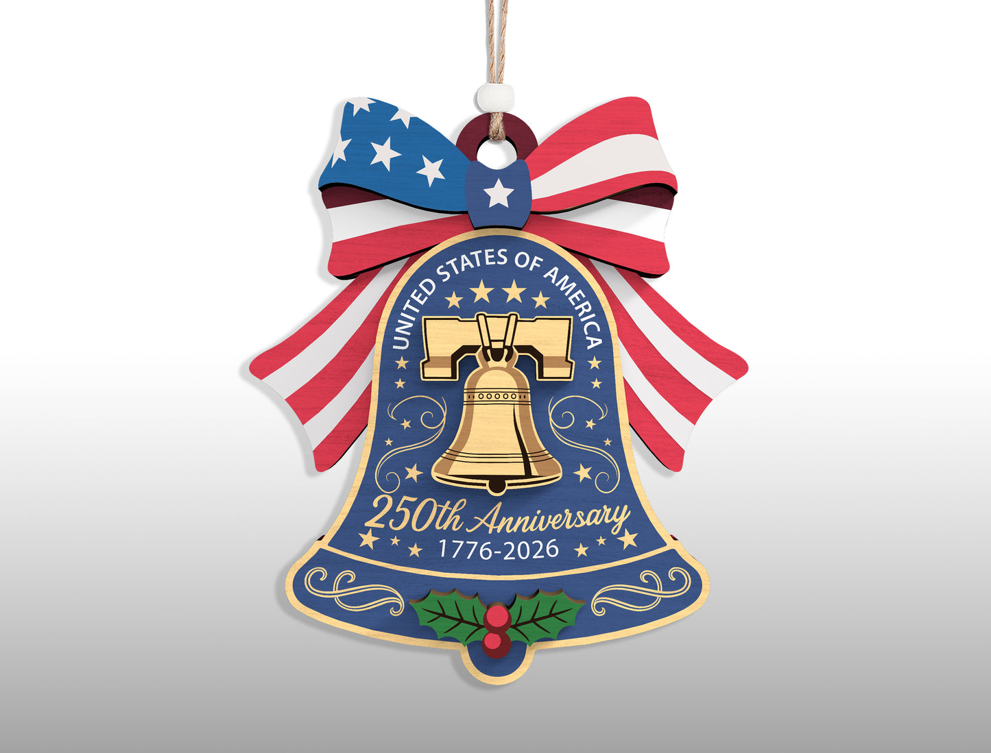 250 Years of America Ornament SVG Bundle for Glowforge