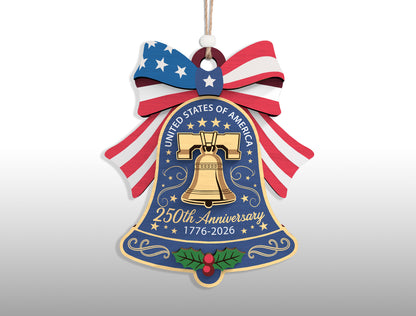 250 Years of America Ornament SVG Bundle for Glowforge