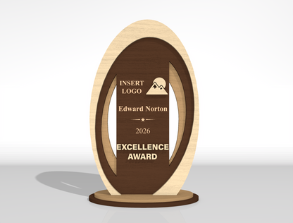 Wooden Award Trophy SVG Bundle 18 Designs for Glowforge xTool LightBurn