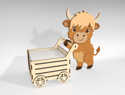 Animal Napkin Holder SVG Bundle for xTool and Glowforge