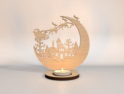 Christmas Nativity Candle Holder SVG Bundle 12