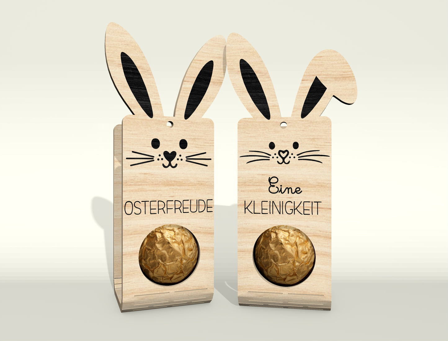 Easter Bunny Chocolate Holder SVG Bundle 25 Designs for Glowforge and xTool