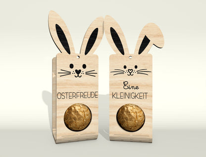 Easter Bunny Chocolate Holder SVG Bundle 25 Designs for Glowforge and xTool